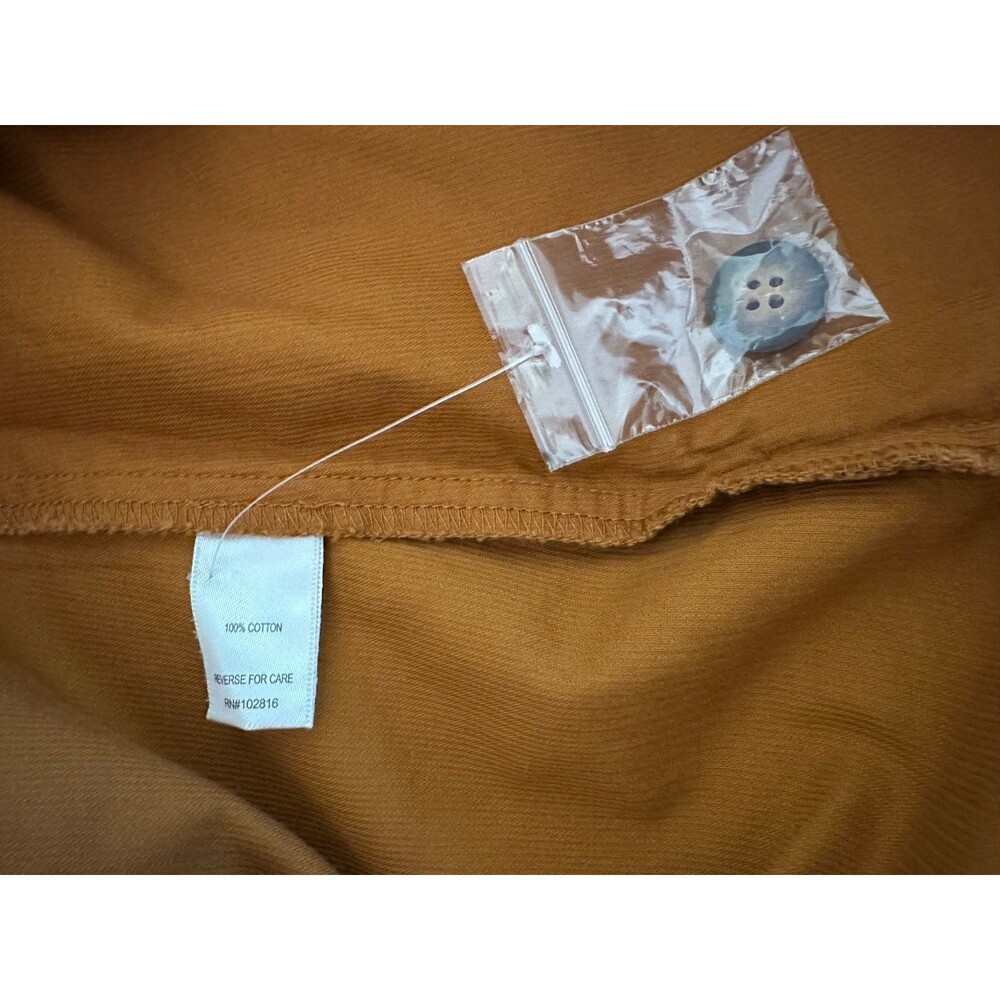 GARNET HILL‎ Corduroy Skirt Size 12 Mustard Brown - Picture 10 of 15
